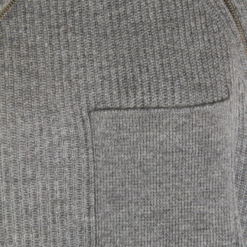 GREY WOOL KNITWEAR