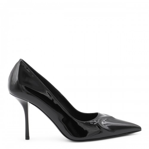 BLACK LEATHER PUMPS