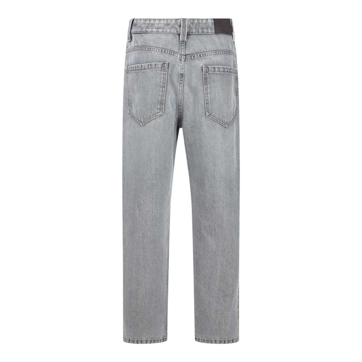 LIGHT GREY COTTON JEANS LIGHT GREY COTTON JEANS