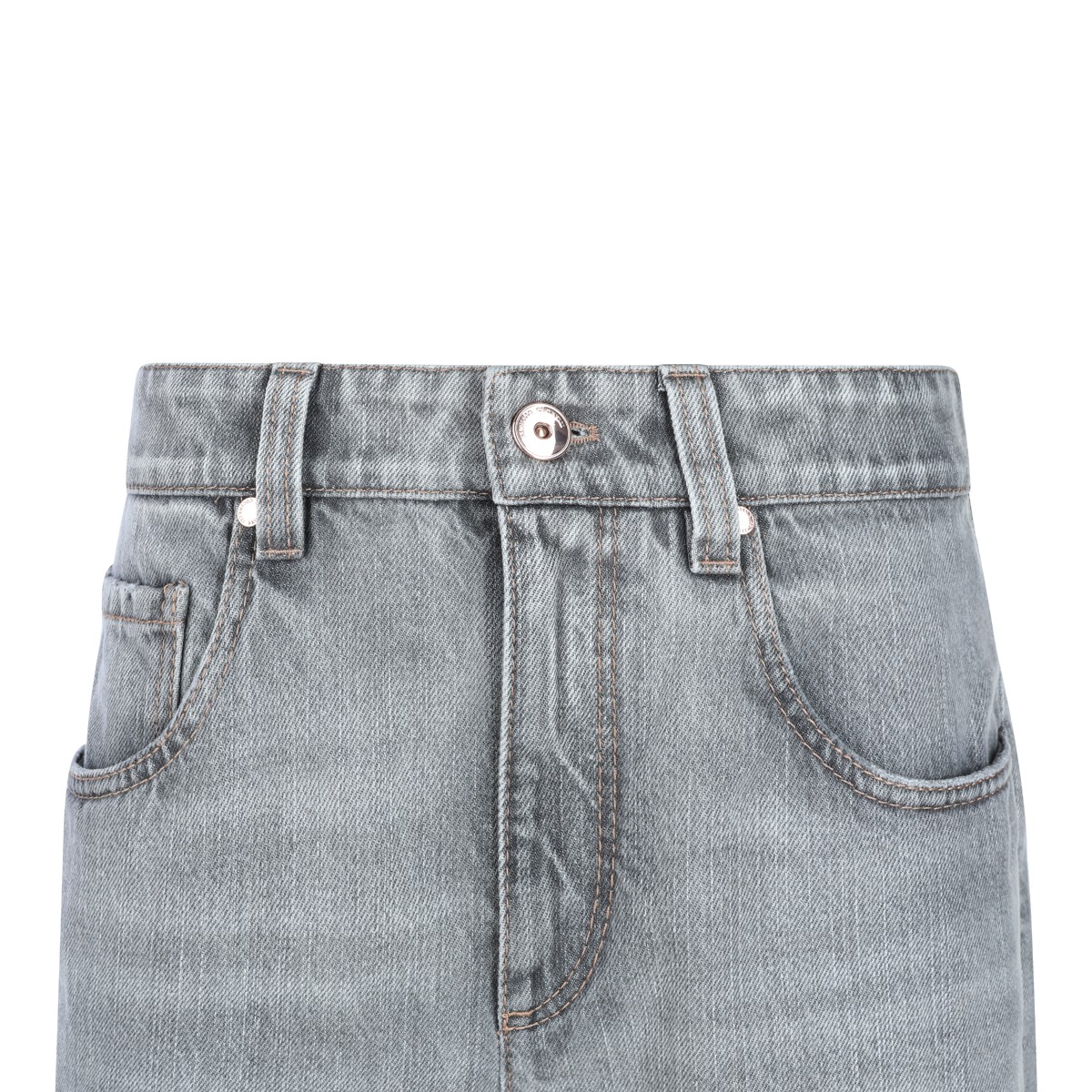 LIGHT GREY COTTON JEANS LIGHT GREY COTTON JEANS