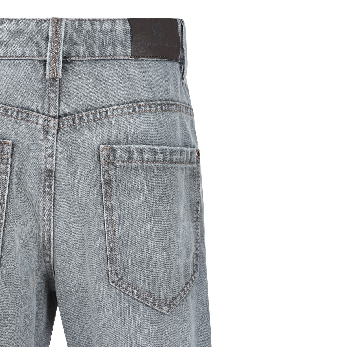 LIGHT GREY COTTON JEANS LIGHT GREY COTTON JEANS