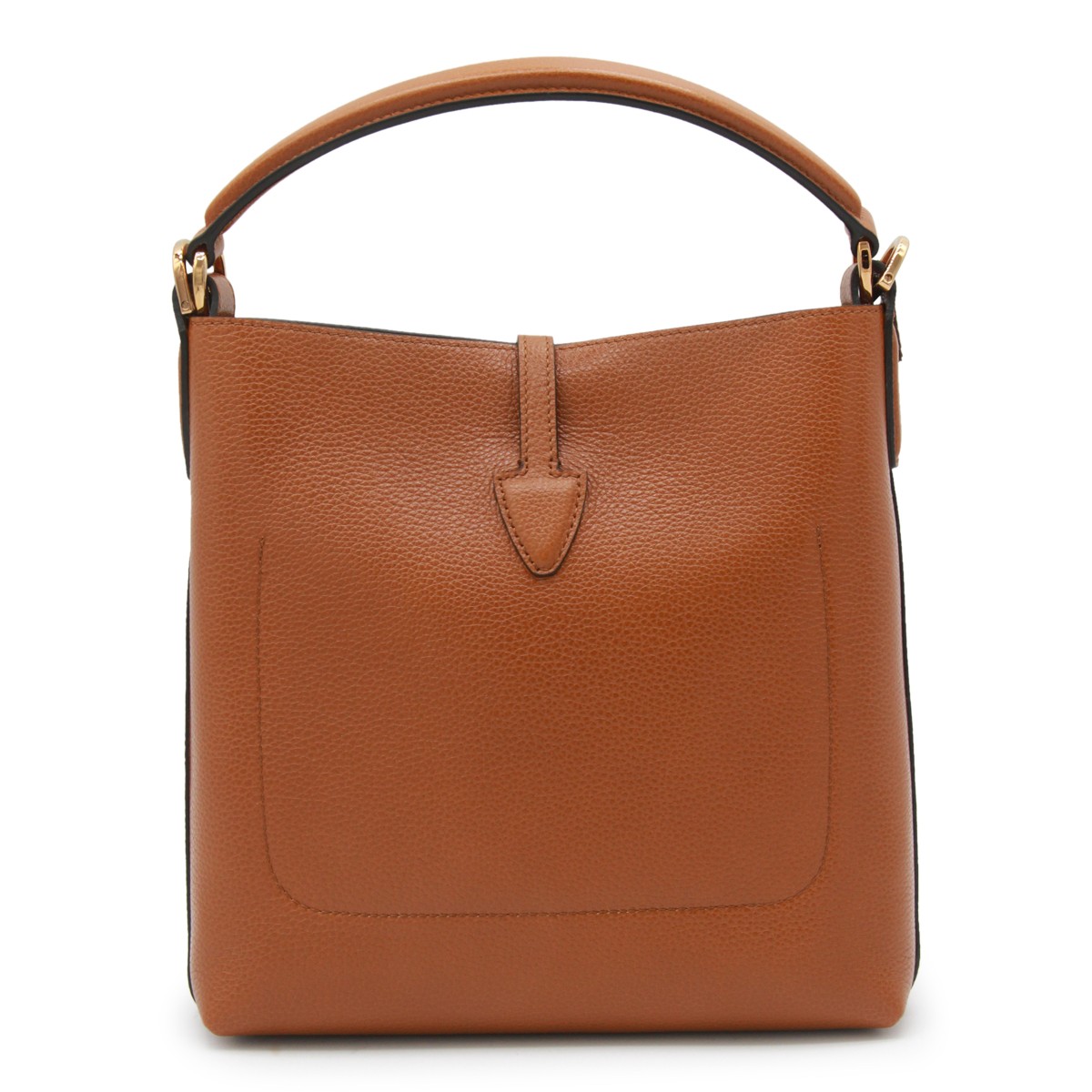 BROWN LEATHER TOP HANDLE BAG BROWN LEATHER TOP HANDLE BAG