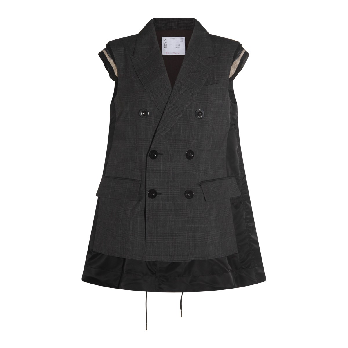 DARK GREY WOOL BLAZER
