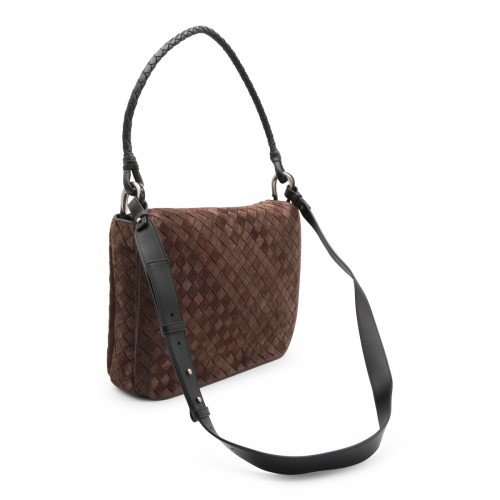 BROWN LEATHER SWING BAG 2