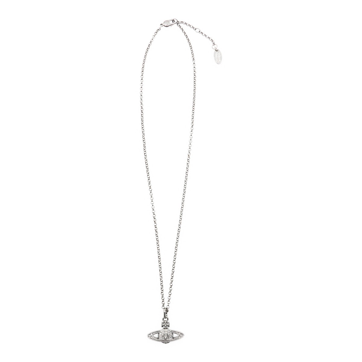 SILVER BRASS NECKALCE