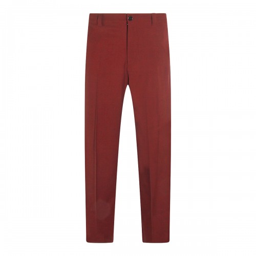 BORDEAUX WOOL PANTS