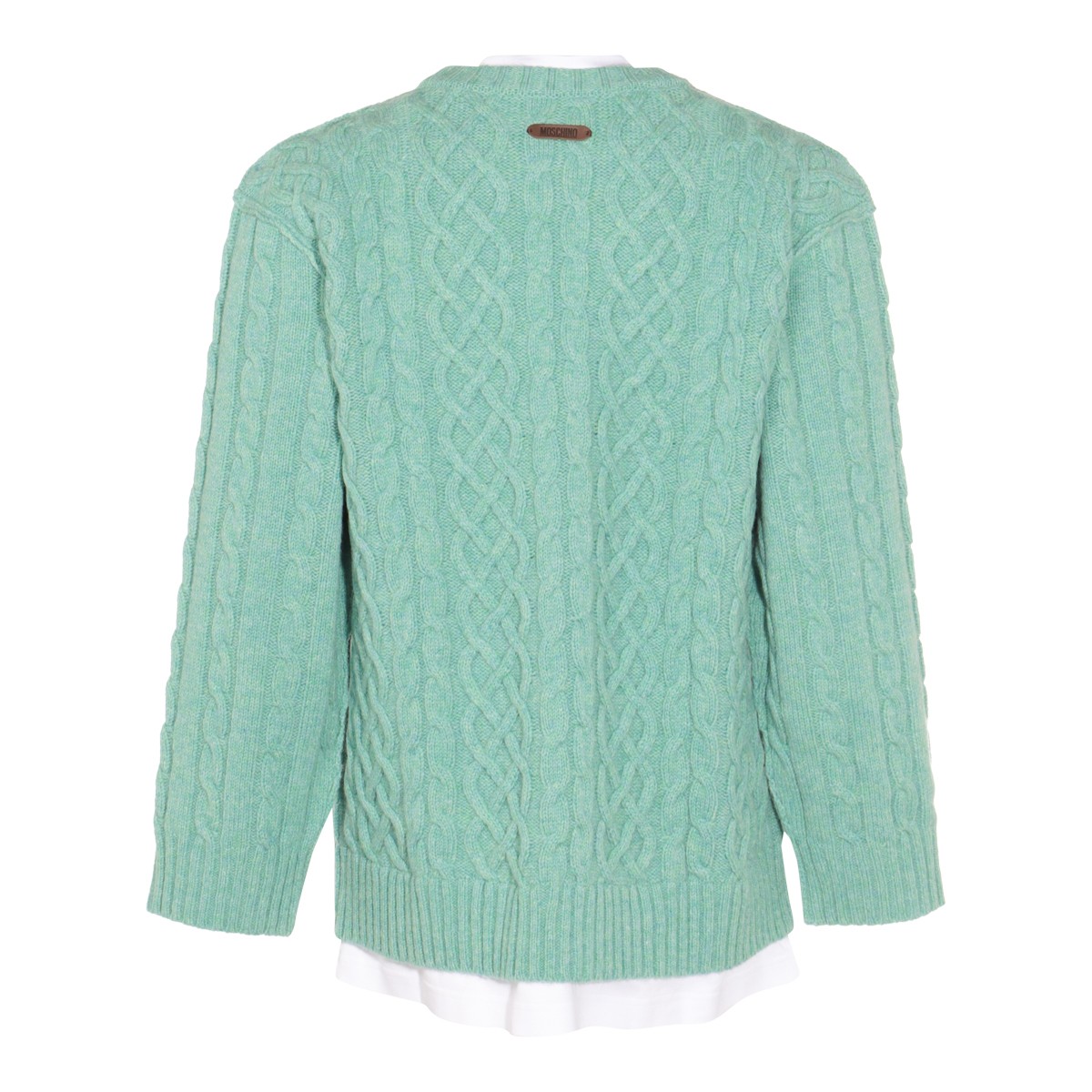 LIGHT GREEN WOOL KNITWEAR