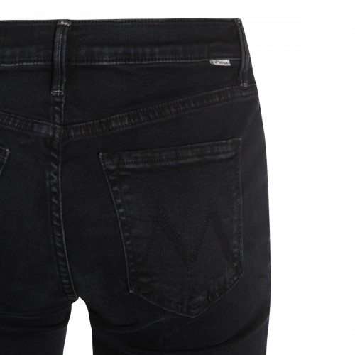 BLACK COTTON JEANS