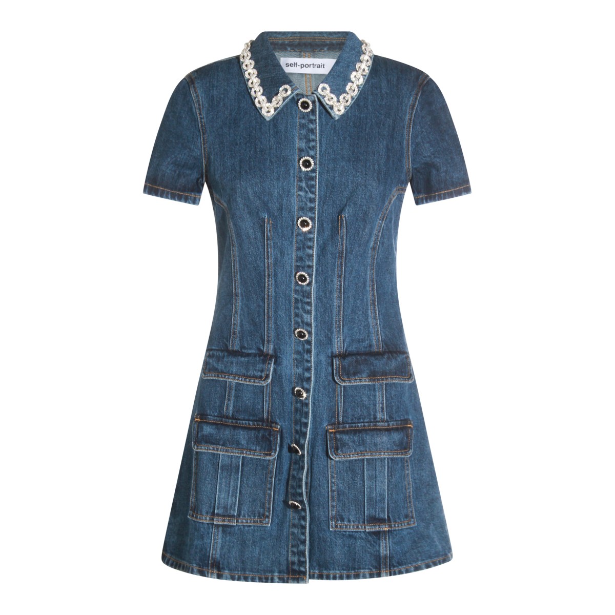 BLUE COTTON DRESS