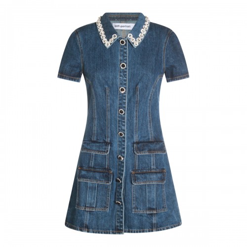 BLUE COTTON DRESS