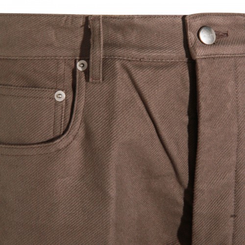 BROWN COTTON GETH JEANS