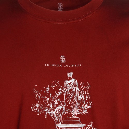 RED COTTON T-SHIRT