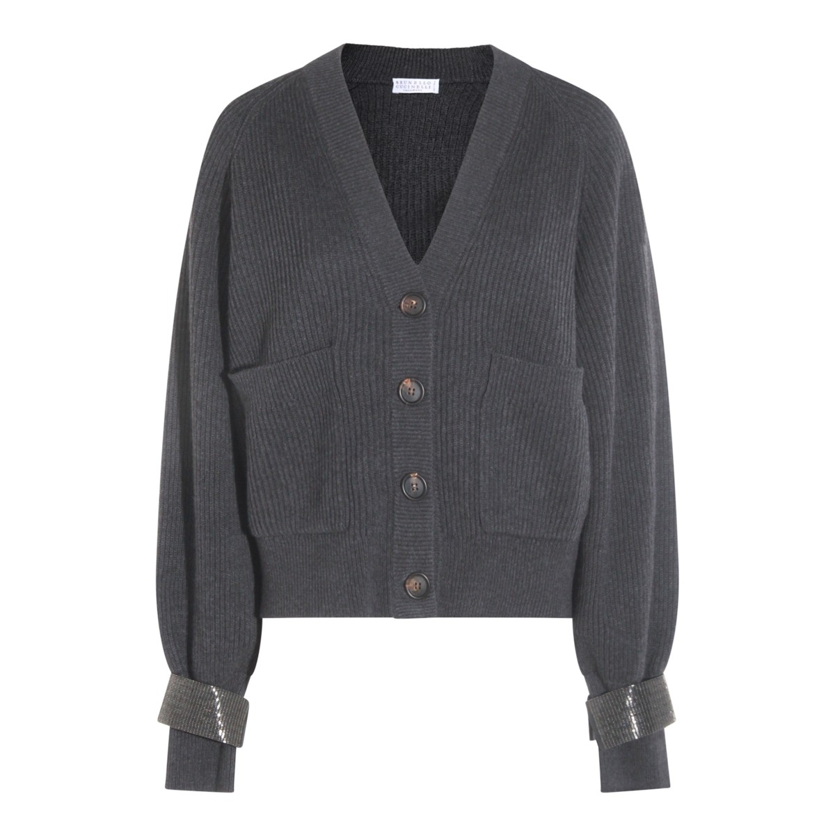GREY WOOL KNITWEAR