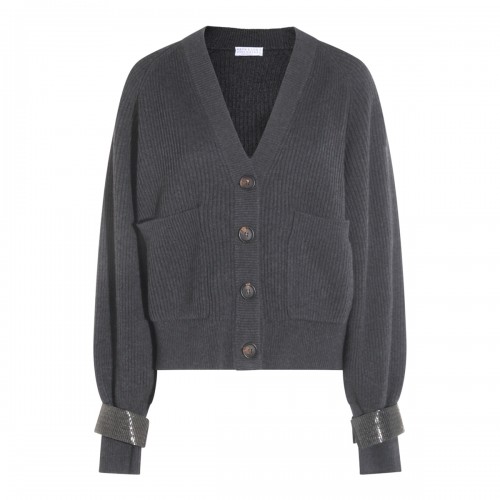GREY WOOL KNITWEAR
