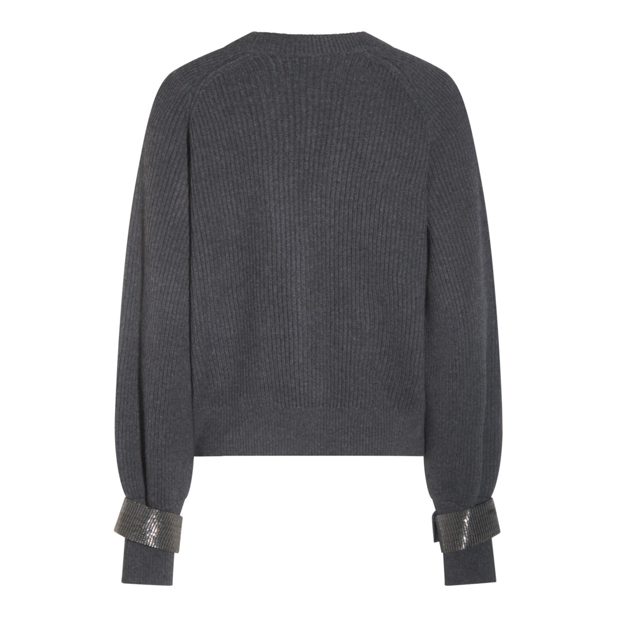 GREY WOOL KNITWEAR