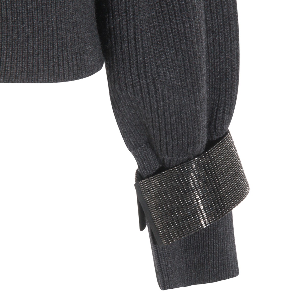 GREY WOOL KNITWEAR