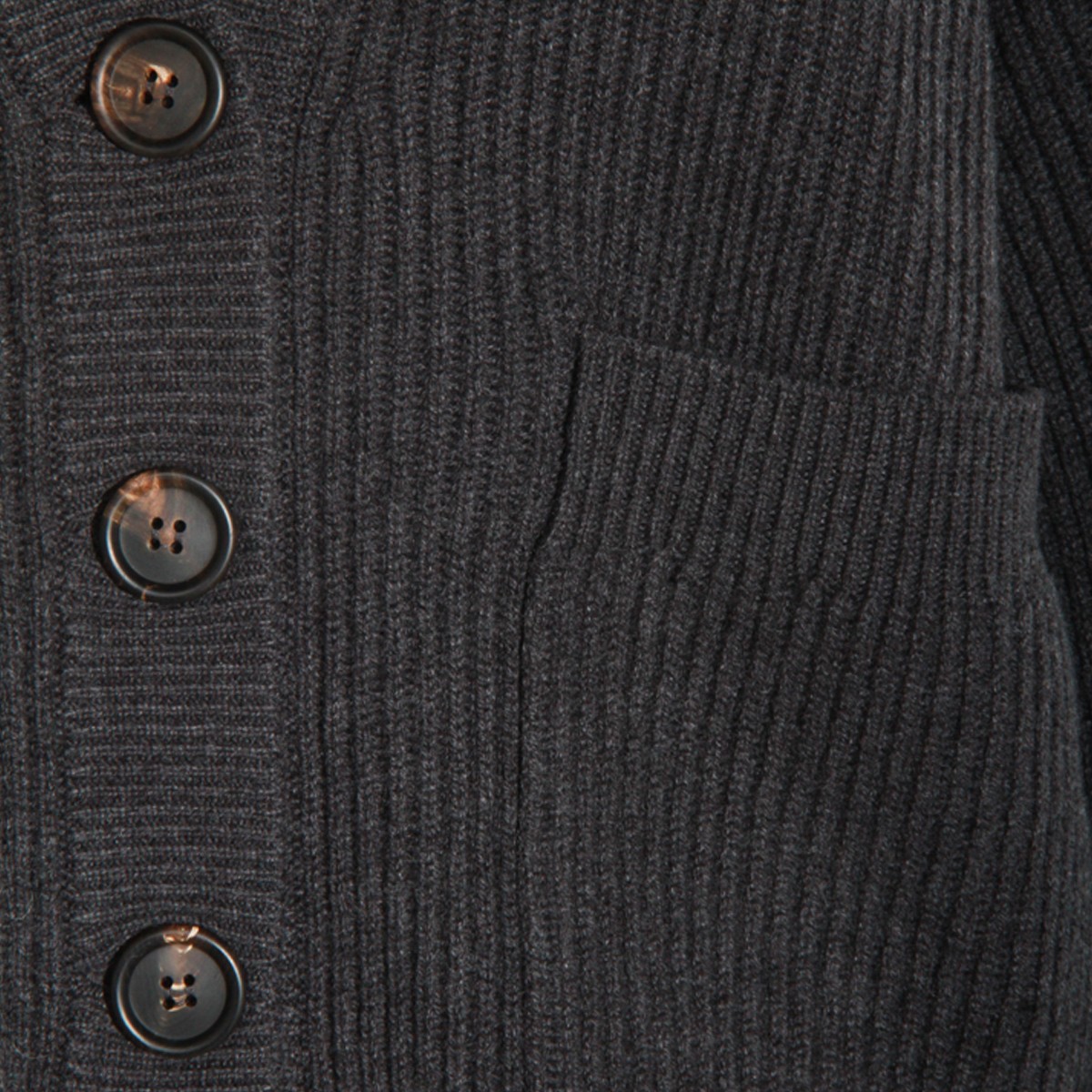 GREY WOOL KNITWEAR