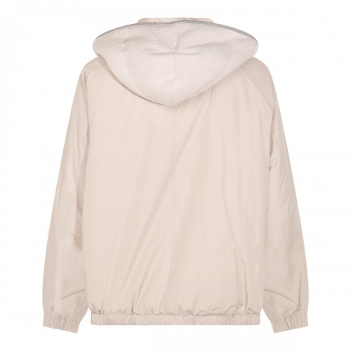 BEIGE COTTON DOWN JACKET