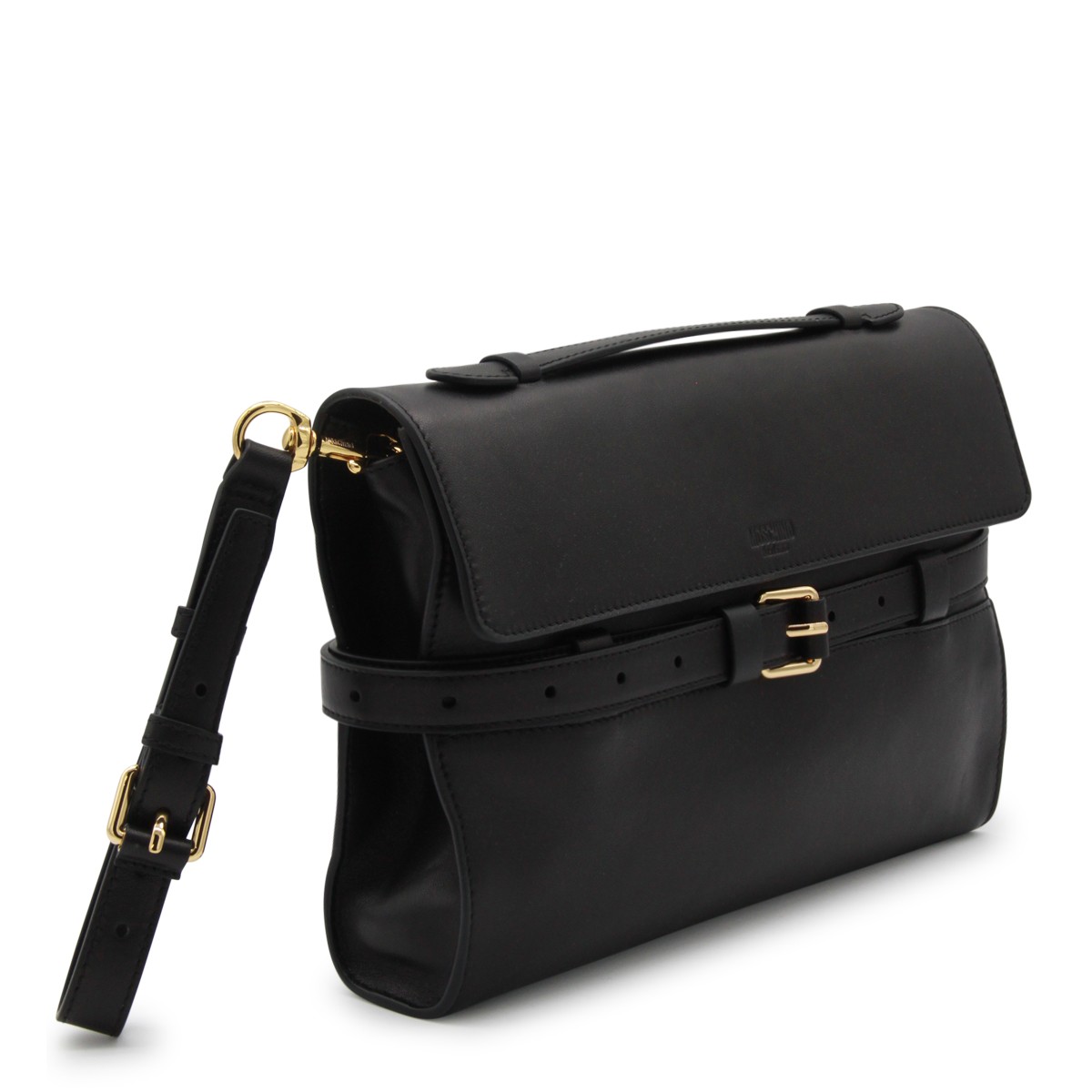 BLACK LEATHER SHOULDER BAG BLACK LEATHER SHOULDER BAG