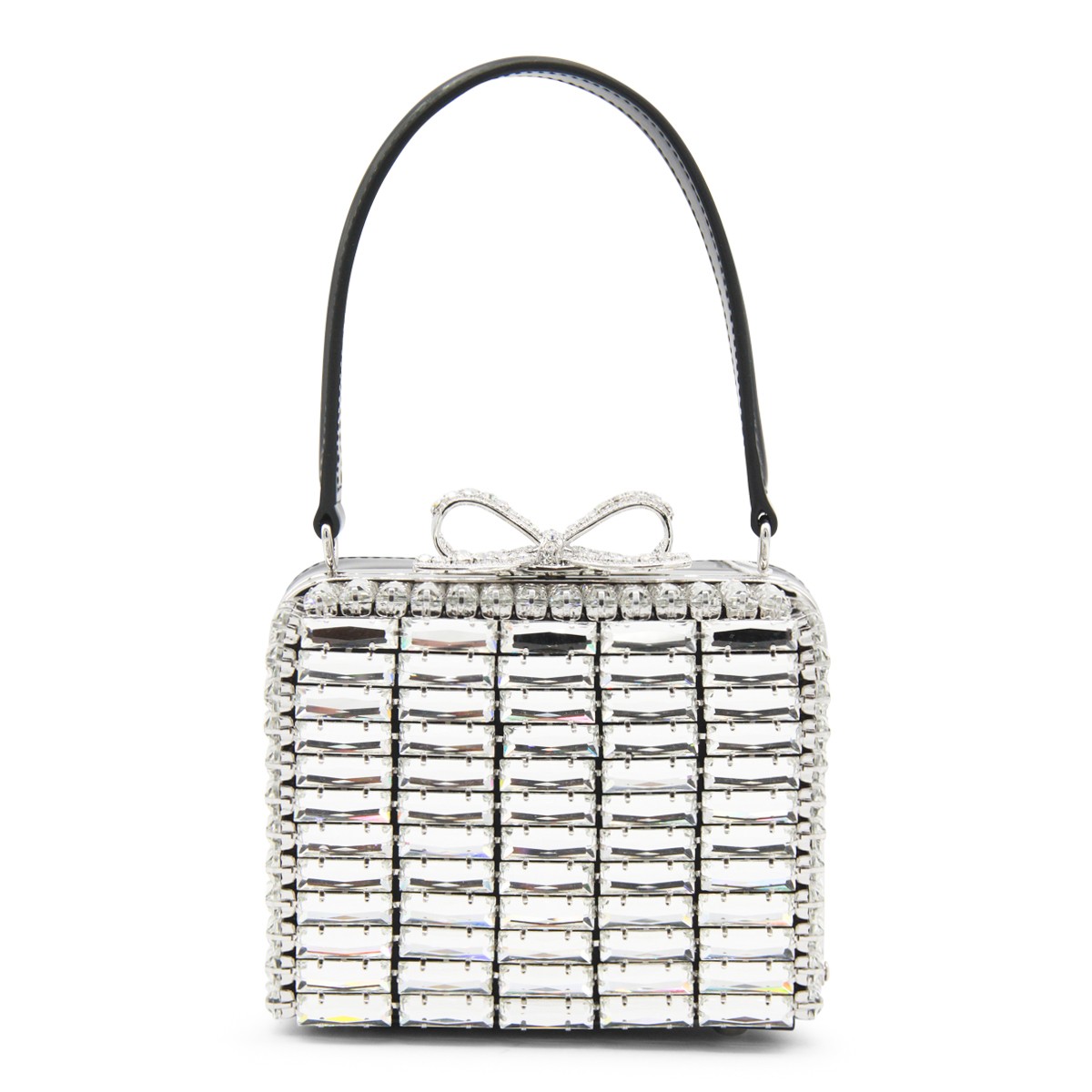 SILVER CRYSTAL BAG