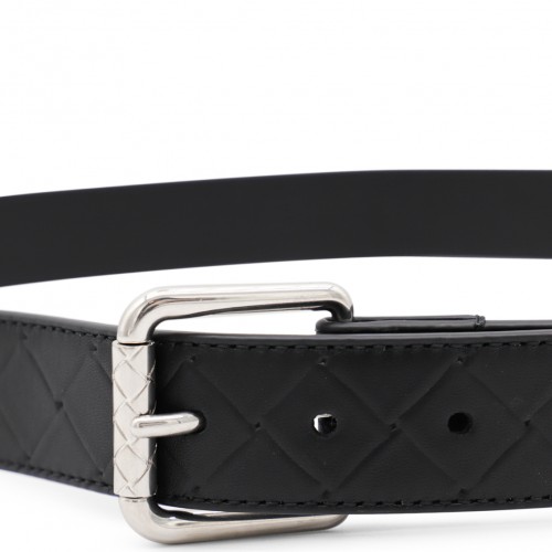 BLACK LEATHER BELT 2