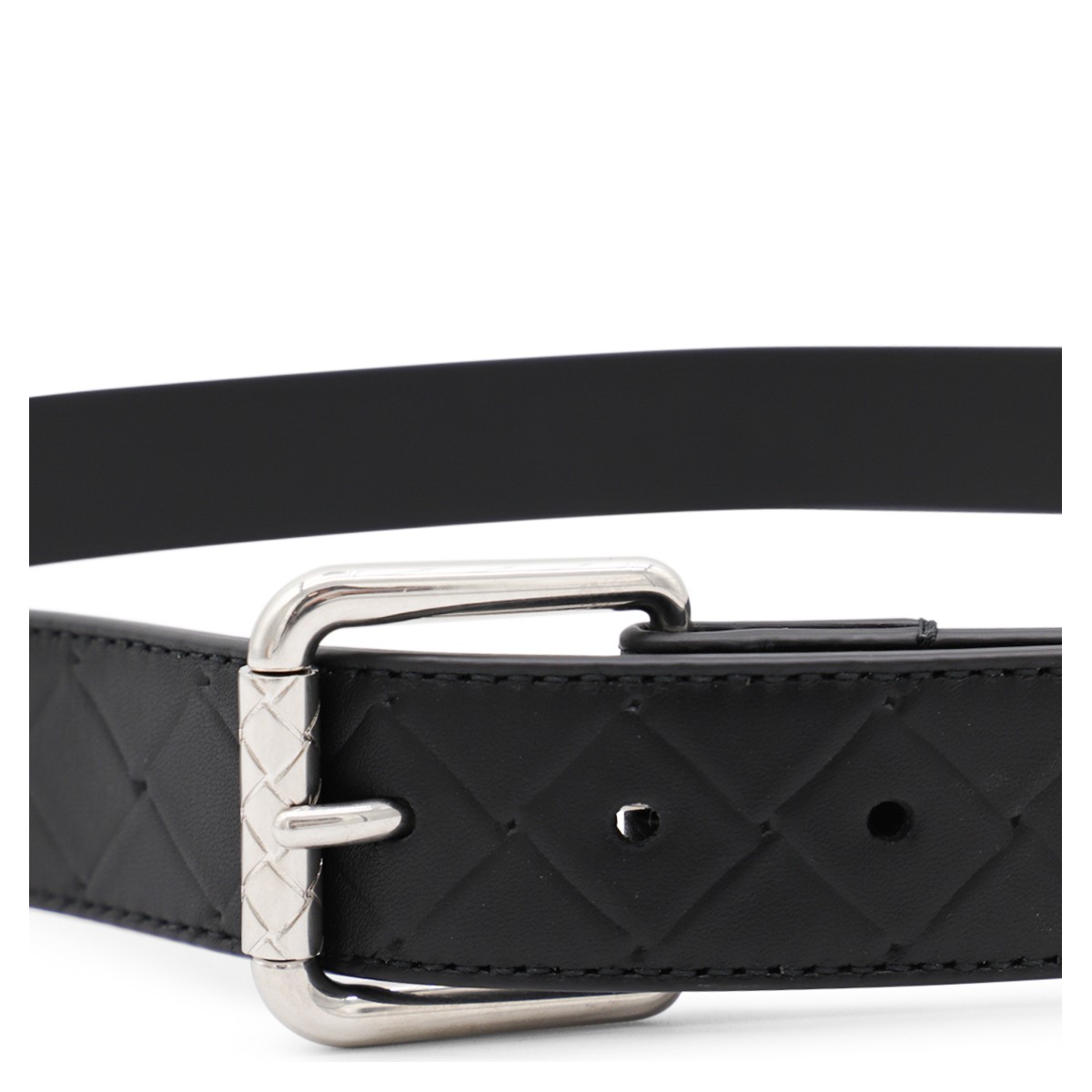 BLACK LEATHER BELT