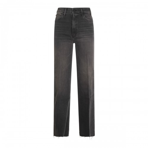 BLACK COTTON JEANS