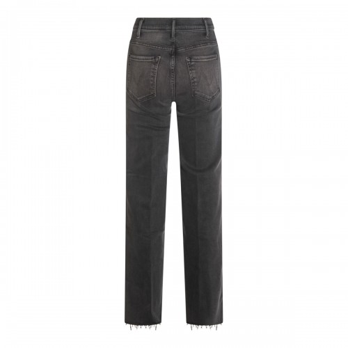 BLACK COTTON JEANS