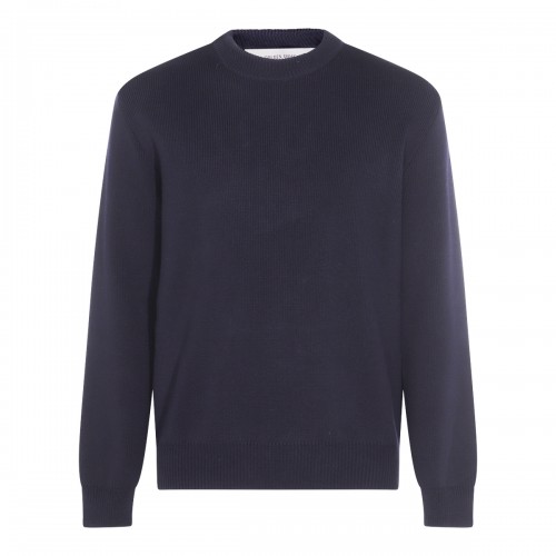 DARK BLUE COTTON KNITWEAR