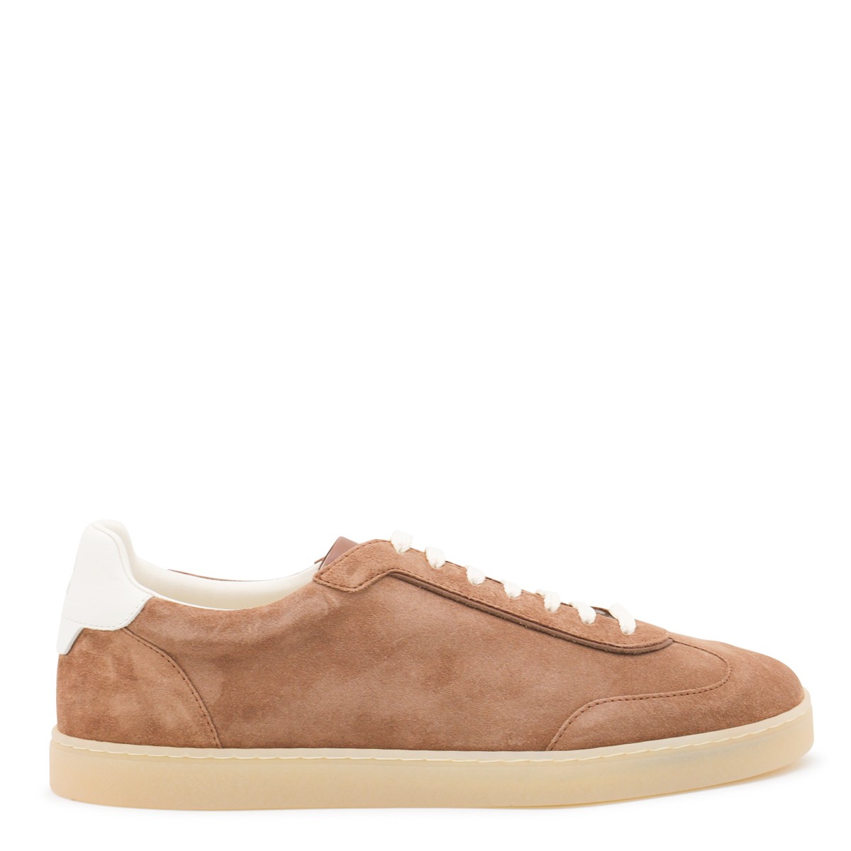 BROWN LEATHER SNEAKERS