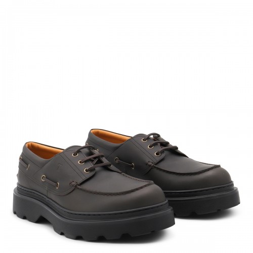 BROWN LEATHER LOAFERS