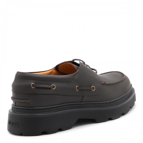 BROWN LEATHER LOAFERS
