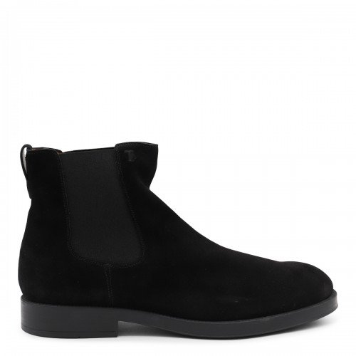 BLACK LEATHER BOOTS