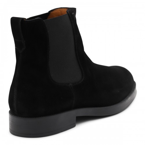BLACK LEATHER BOOTS