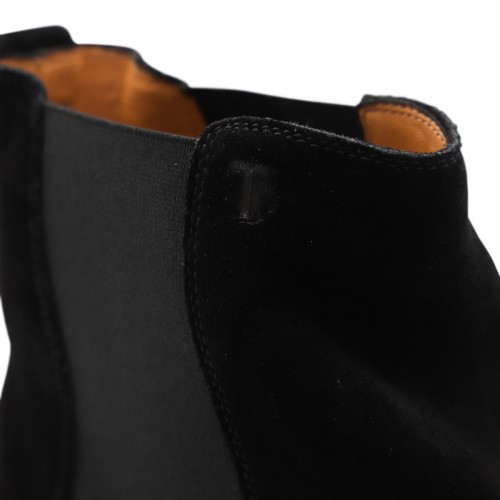BLACK LEATHER BOOTS