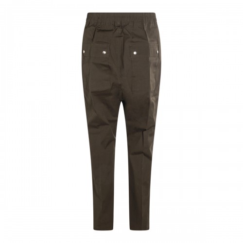 DARK GREEN COTTON BELA PANTS 2