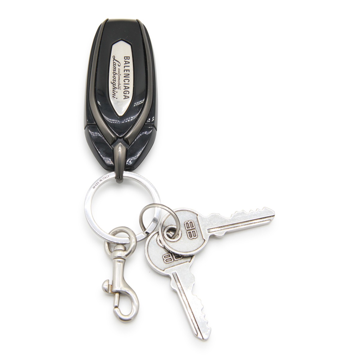 SILVER METAL LAMBORGHINI KEY RING