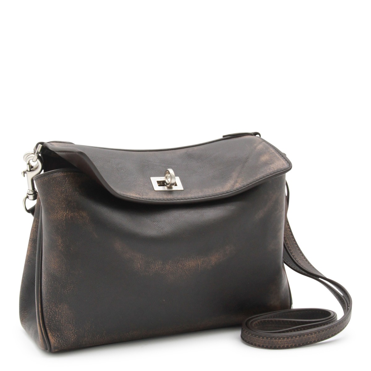 DARK BROWN LEATHER RODEO SMALL... DARK BROWN LEATHER RODEO SMALL...