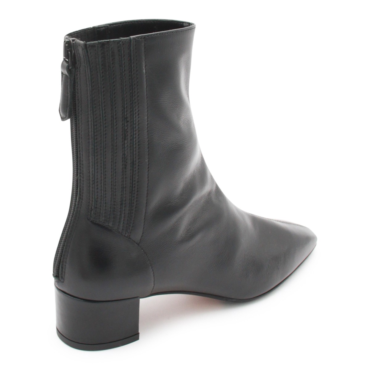 BLACK LEATHER SAINT HONORE 35 BOOTS