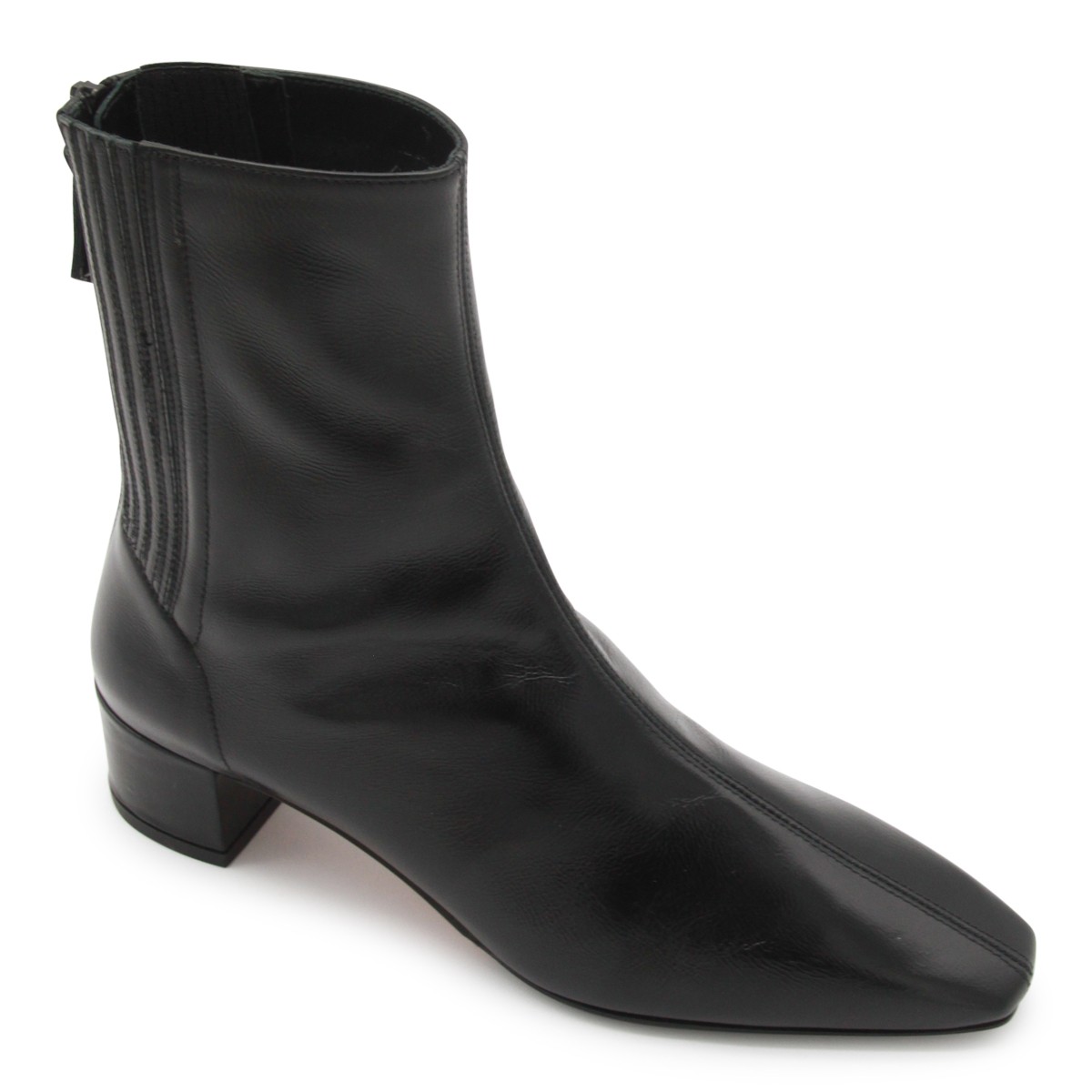 BLACK LEATHER SAINT HONORE 35 BOOTS