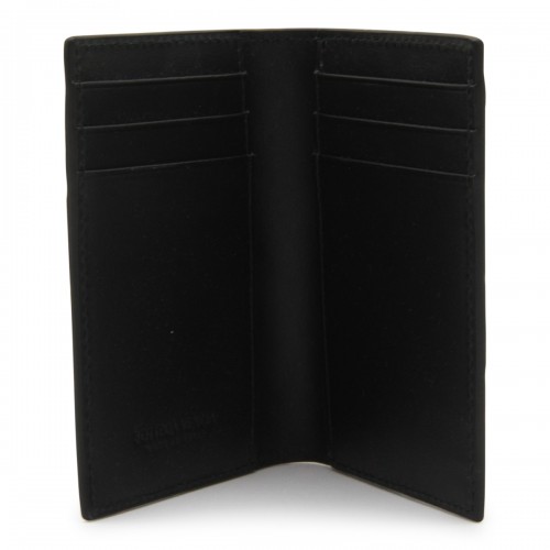 BLACK LEATHER CARD HOLDER