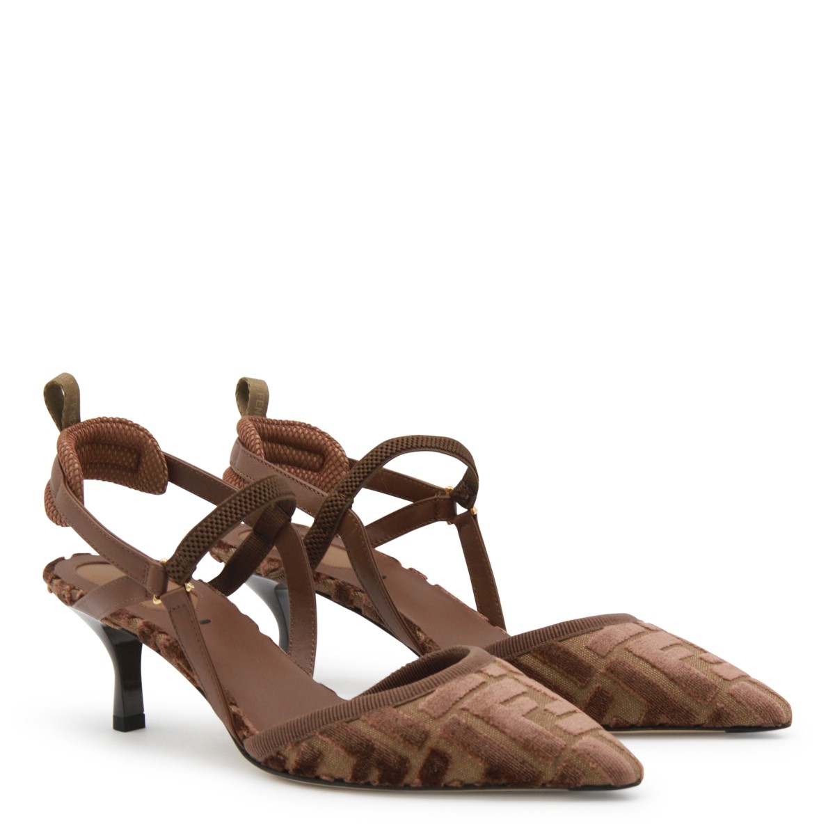 BROWN LEATHER COLIBRI' LITE PUMPS BROWN LEATHER COLIBRI' LITE PUMPS