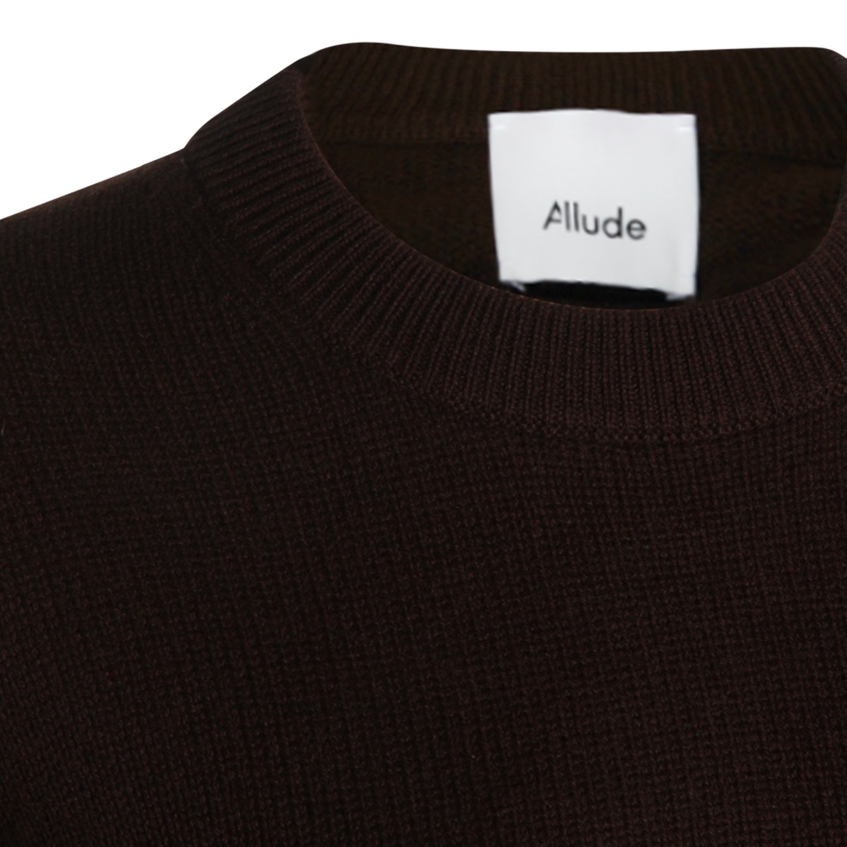 BROWN WOOL KNITWEAR