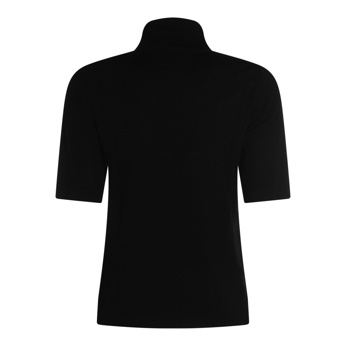 BLACK WOOL KNITWEAR