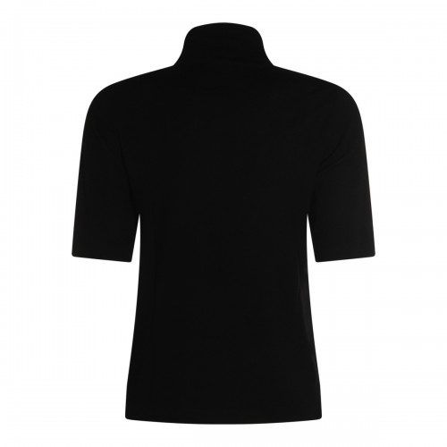 BLACK WOOL KNITWEAR