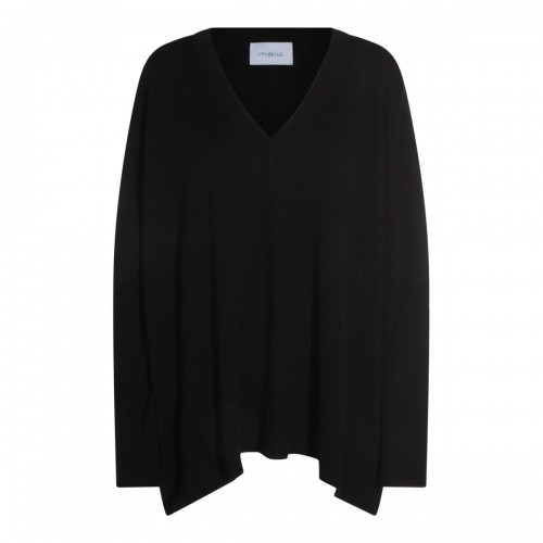 BLACK CASHMERE KNITWEAR