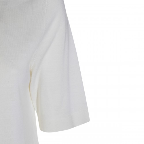 WHITE WOOL KNITWEAR