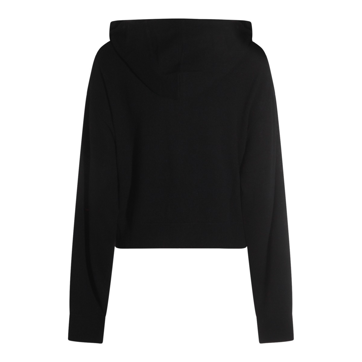 BLACK WOOL SWEATSHIRT BLACK WOOL SWEATSHIRT