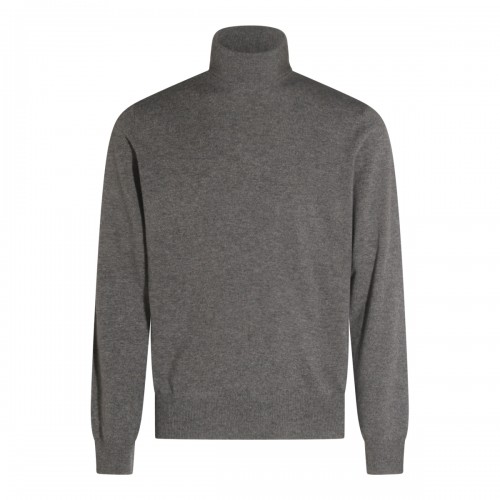 GREY CASHMERE KNITWEAR