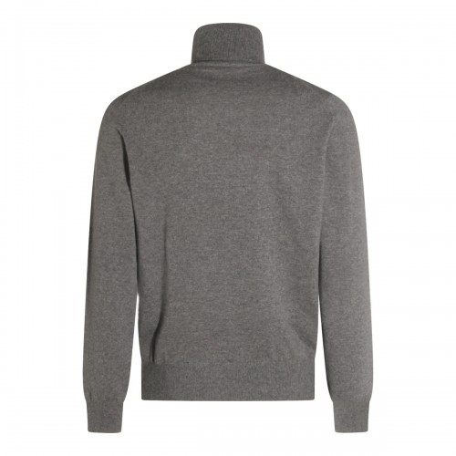 GREY CASHMERE KNITWEAR